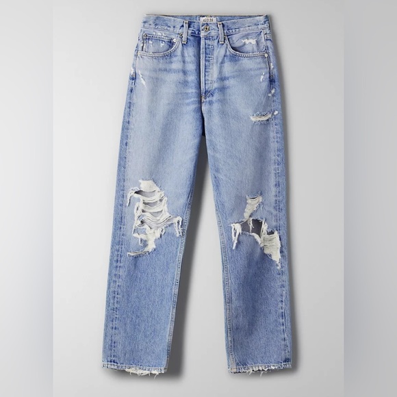 Agolde Denim - Agolde 90s blue ripped jeans!!